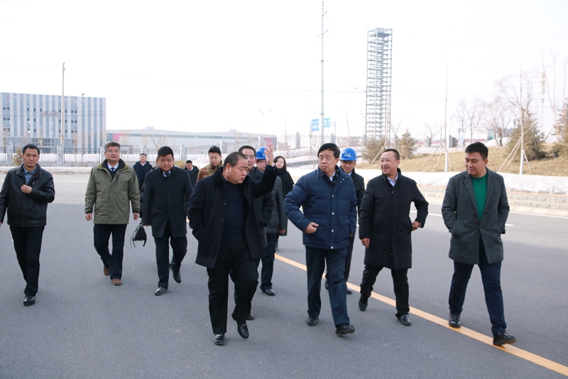 蘭州市委常委、統(tǒng)戰(zhàn)部部長咸大明一行參觀考察亞太集團新區(qū)項目